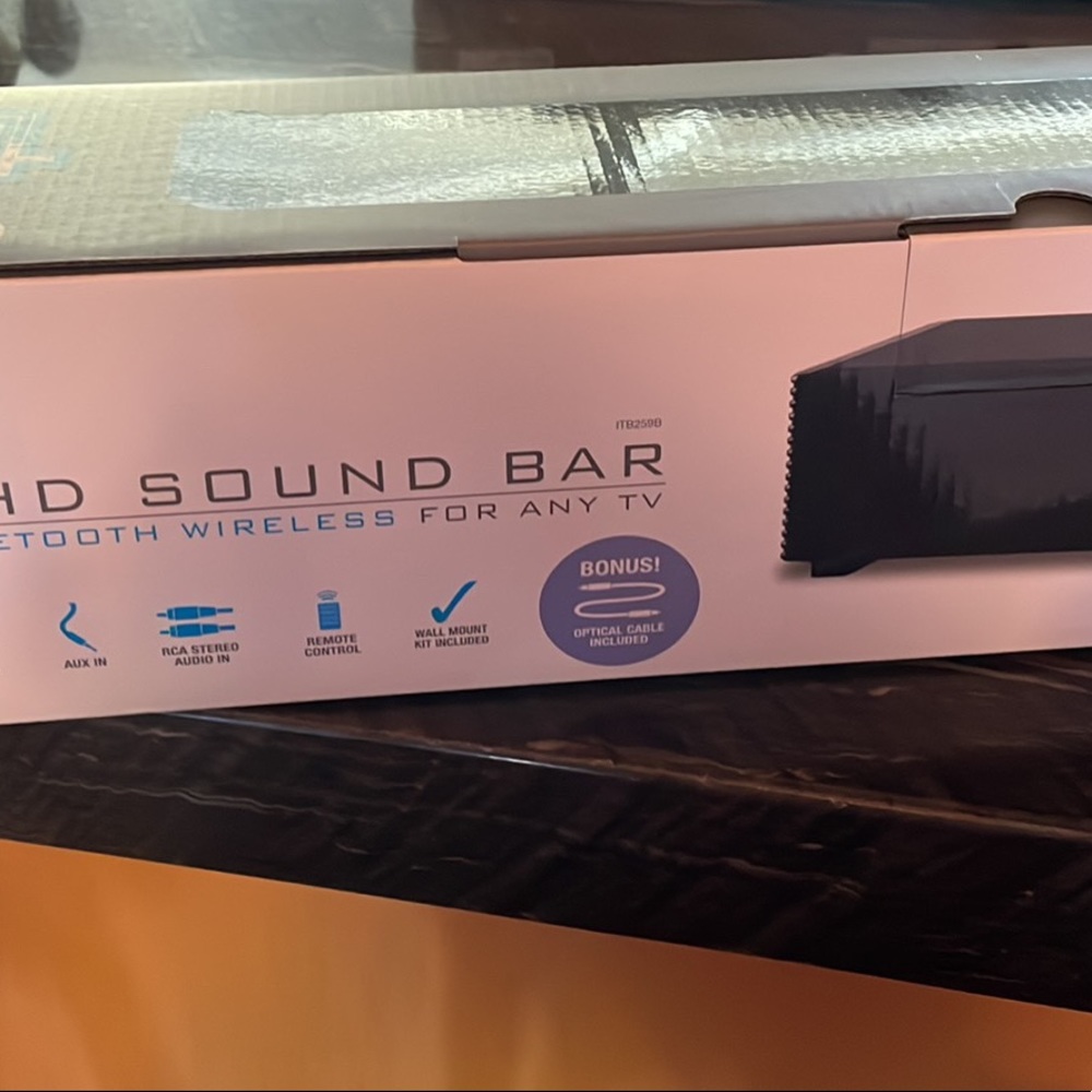 37” HD w/bluetooth TV SOUND BAR